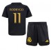 Real Madrid Rodrygo Goes #11 Tredjedraktsett Barn 2023-24 Kortermet (+ Korte bukser)